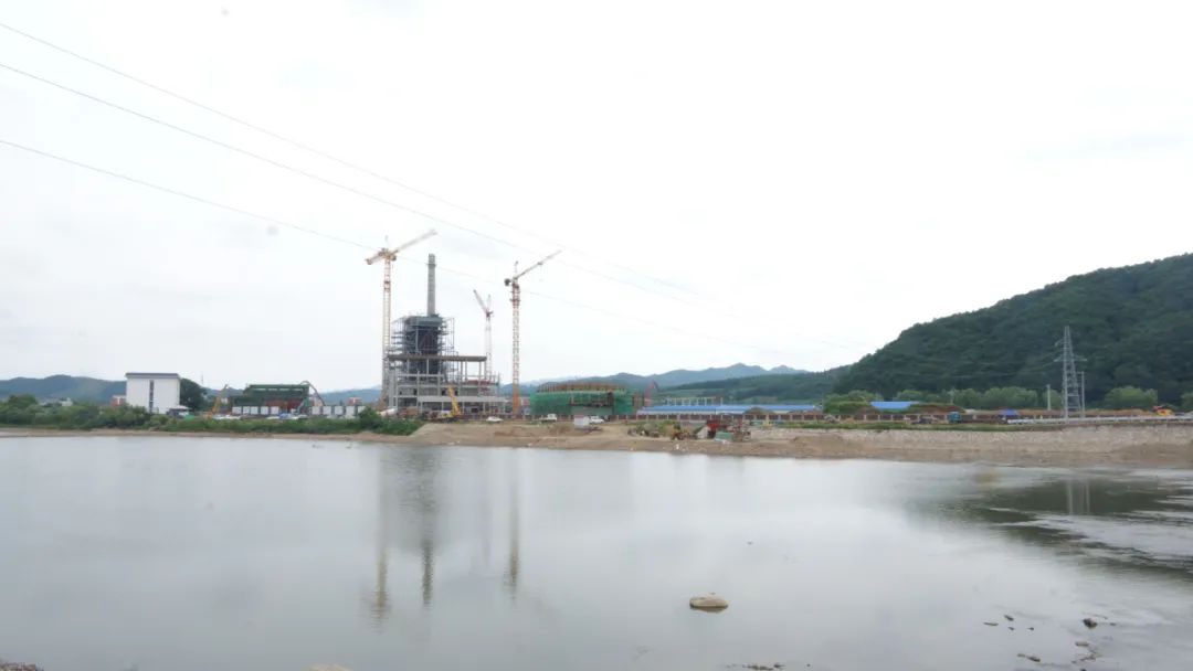 中能建清原40兆瓦生物質熱電聯(lián)產項目施工