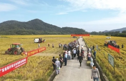 廣東省廣州市增城區(qū)秸稈綜合利用觀摩會現(xiàn)場