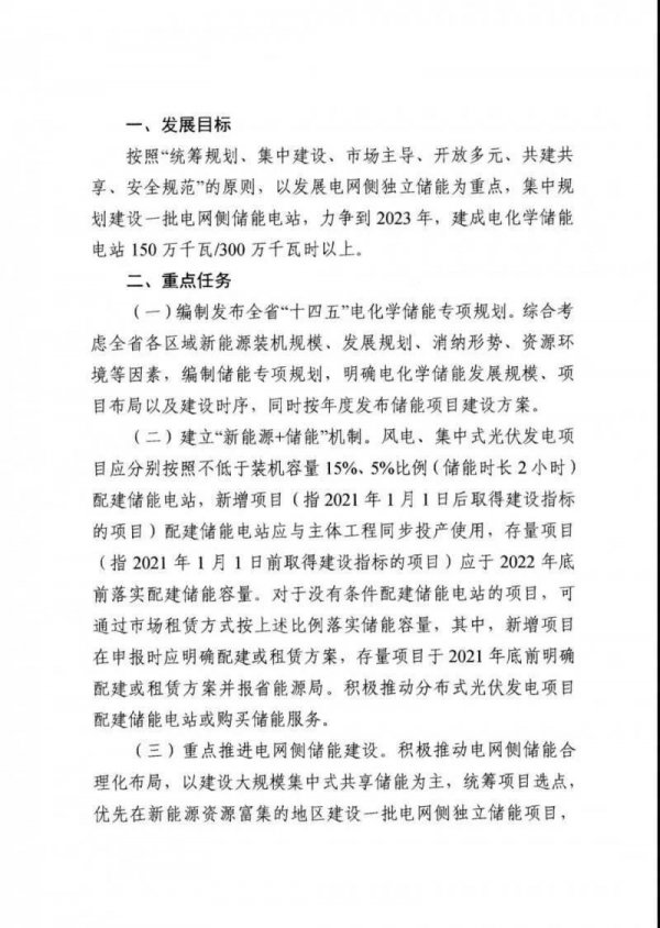 關于加快推動湖南省電化學儲能發(fā)展的實施意見
