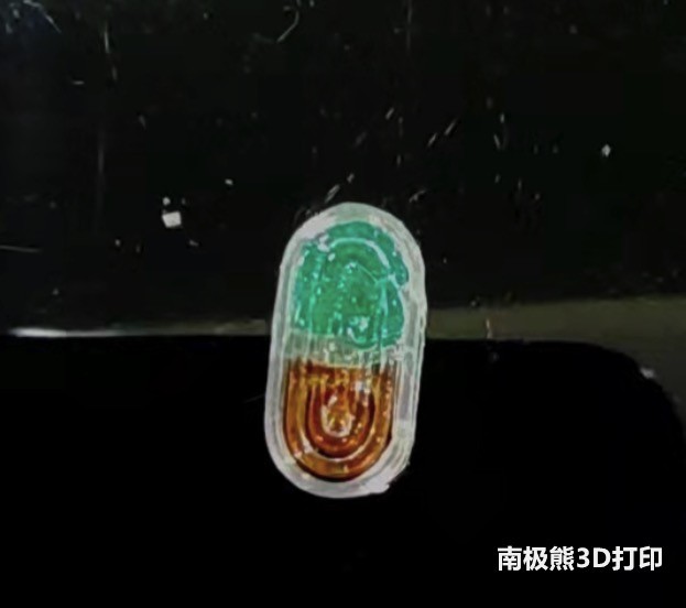 3d打印的糖果微觀圖
