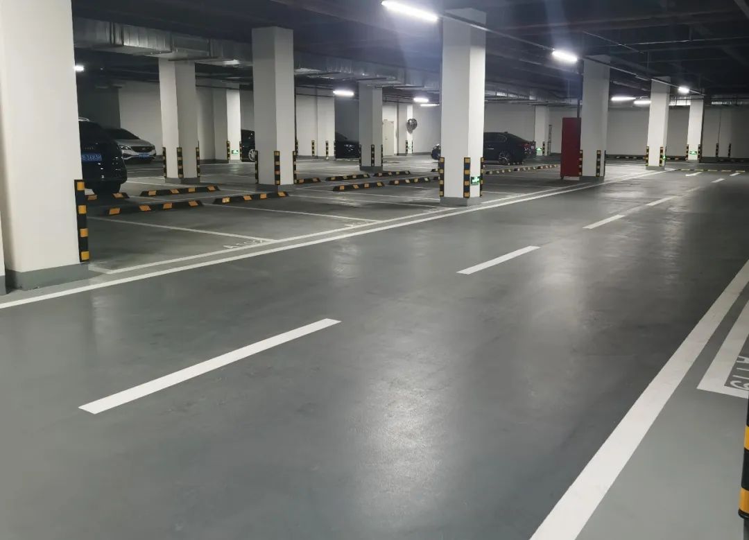 三棵樹植物油聚氨酯地坪助力地下車庫綠色低碳升級